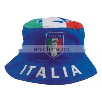 Italy printing bucket hat