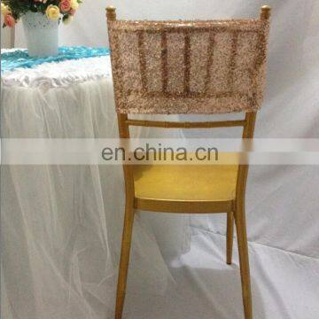 Luxury Fashion Rose Gold Christmas Chair Sashes