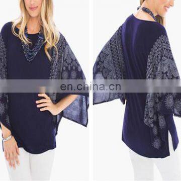 Navy Beautiful Summer Top for Women