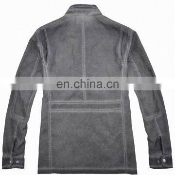 2015 Last Fashion Mens Spring Fit Handsome Fashion Leather Jacket photo-3