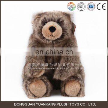 Forest Wild Animal Big Size Plush Toy Fur Grizzly Bear photo-4