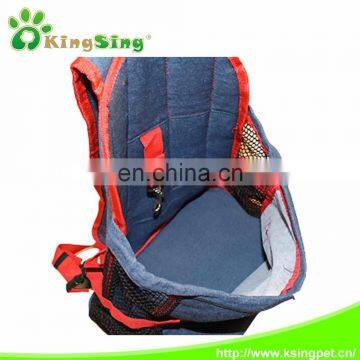 Chest blue denim cloth casual pet bags