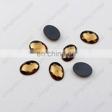 DZ-1032 flat back crystal glass stones for wedding dresses