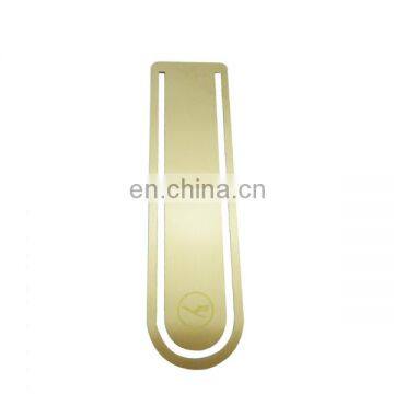 custom zinc alloy gold different shapes bookmarks
