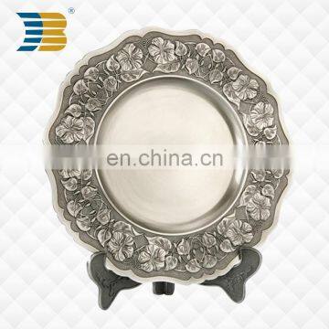 High Quality Custom Blank Design Stock Mould Zinc Alloy Souvenir Plates