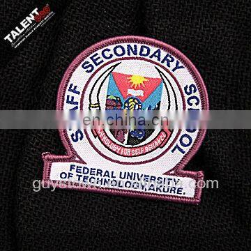 Wholesale Custom Private Woven Logo Badge for School Uniform photo-3