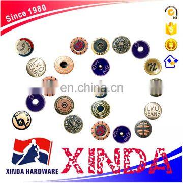 High Quality Plating Round Metal Jeans Button for Suspender Trousers photo-6