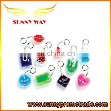 Promotion pvc gel key ring
