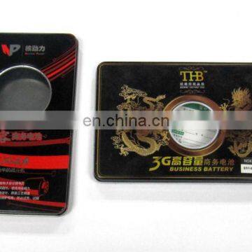 Popular Cell Battery Cigarette Tin Case With Window