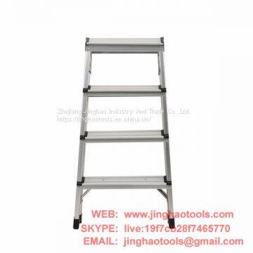 Aluminum double sided ladder 4 steps