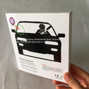 Popular Power Decals US Flag for LED Car Stickers Powered by 3 AAA Battery photo-5