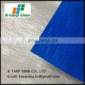 Heavy Duty PE Tarp, Blue/Silver Color, Durable and Cheap Tarp