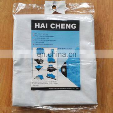 pvc coated tarpaulin for the cover use plastic bags for packaging