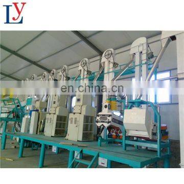 80 ton per day maize flour production process/corn flour production line