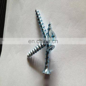 Chipboard Screw Pozi Double Flat Head Zinc Plated