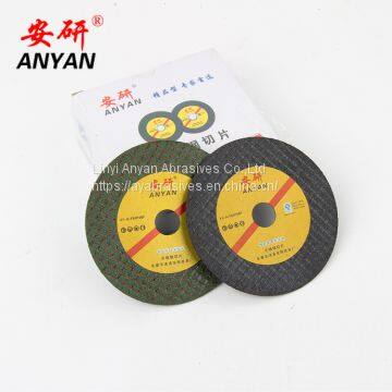 4 inch 107x1.0x16mm cut off disc stainless steel cut off wheel