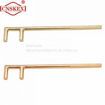 non sparking tools Valve Handle Al-cu 45*350mm  safety hand tools