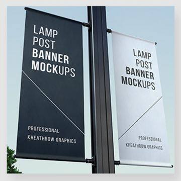 China Supplier Street Banner Lamp Poster Inkjet Printing Service photo-2