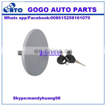 white plastic FUEL GAS CAP FOR PEUGEOT with 2keys