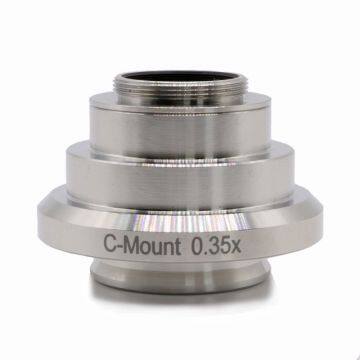 0.35X 0.55X 0.7X 1X Standard Reduction Relay Lens Microscope Camera C-mount Adapter for Leica Trinocular Microscope photo-4