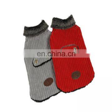 High Quality Inexpensive Custom Winter Luxury British Style Dog Clothes