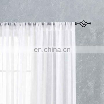 pure voile curtain for cafe home and hotel