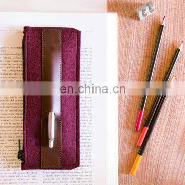 Cheap Creative Simple Pure Color Felt Pen Bag photo-5