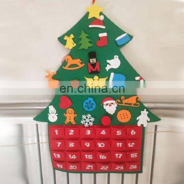 Home Use Felt Snowman Christmas Advent Calender photo-2