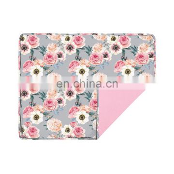 flora printed baby blankets 2019 soft comfortable minky blanketshot sale blanket for baby