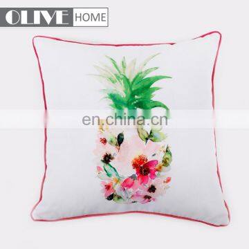 Hot Sale Custom Design Flower Paint Printed Decorative Pillow Outdoor Cushions for Car photo-2