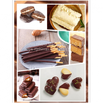 Low Cost 30kg Chocolate Enrobing Coating Machines Production Line With Cooling Tunnel photo-3