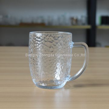 Factory outlet transparent unique glass cup with cheapest price