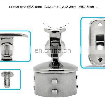 Adjustable Tube Support Stainless Steel Barbed Bracket SS304/316 on Balustrade Handrail Stair Fittings photo-5