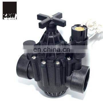 Irrigation Solenoid Valve 2 Inch 200P Plastic 3 Ways Hydraulic Flow Control On/off