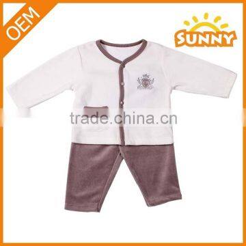 Cheap spring and autumn Baby boy clothing set