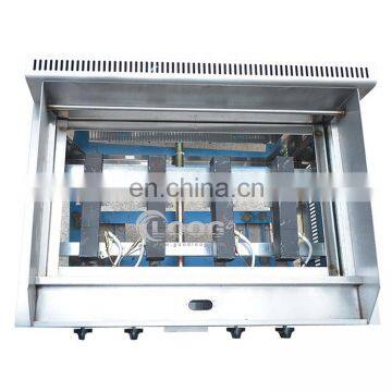 High Quality Smokeless Countertop Lava Stone Grill Commercial Gas BBQ With Lava Rock photo-4