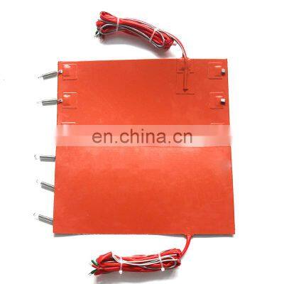 220 Volt 500w Industrial Silicone Rubber Heater Waterproof Flexible Heating Element photo-3