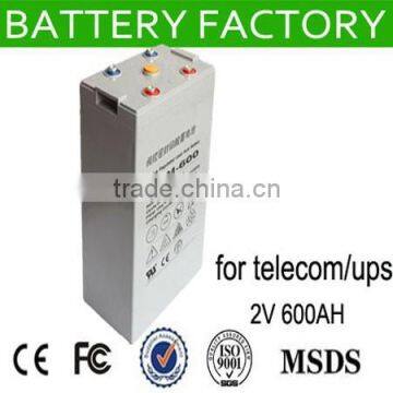 free maintenance 2v 600ah battery 600ah led acid battery solar cell battery