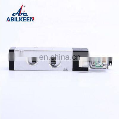 4V110-06 G1/8 Automatic G1/8 5/2 Way Internally Piloted Acting Type Single Electrical Control Air Solenoid Valve DC24V photo-3