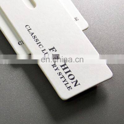 Hot Selling 250g Art Paper Die-cut Custom Printed High Quality Clothing HangTag With Your Logo photo-4