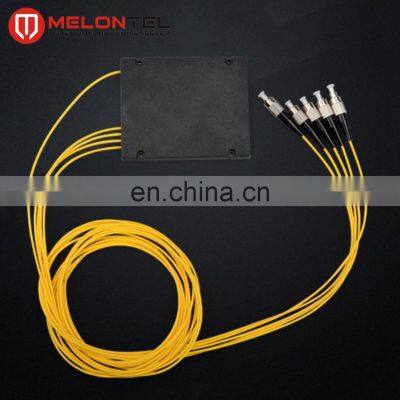 MT-1083-FC China Supply 1*4 1*16 2mm 3mm Fiber Optic Splitter Black Box Splitter With Singlemode FC Connector