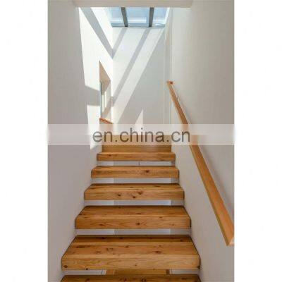 Solid wood steel spiral stairs for decoration and suppliance