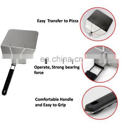 Modern 2021 Shovel New Long Handle Large Super Foldable Stainless Steel Detachable Metal Pizza Peel photo-4