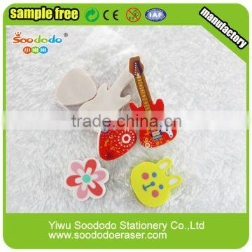 stationery suits 2D Color printed eraser