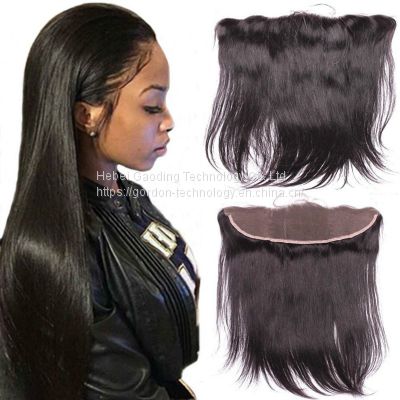 Natrual Color Straight 13x6 Lace Human Hair Closure with Factory Price