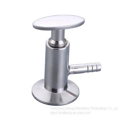 Stainless Steel Sanitary Food Degree Welded Clamped Threaded Sampling Valve for Vessel (Tank) DIN SMS ISO