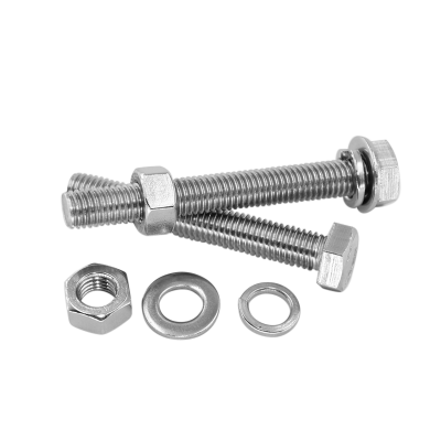 304 Stainless Steel Outer Hexagon Screw Set Spot Manufacturer photo-2