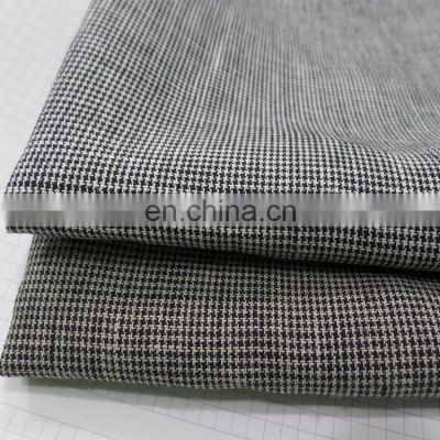 Pure linen plaid suit windmill pillow sofa fabric  linen jacquard fabric yarn-dyed fabric