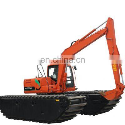 EONMAC 26t dredging floating excavator HK260SD for swamp and wetland forest work