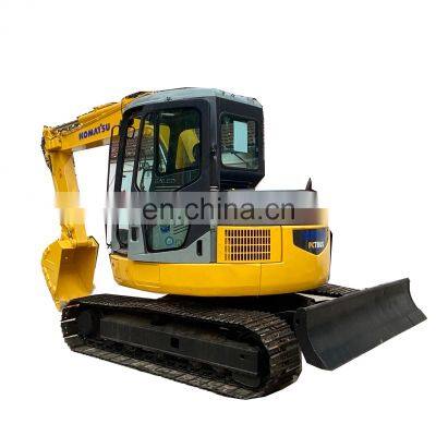 Komatsu mini backhoe pc60 pc78 pc55 , used original komatsu machines , komatsu pc78 pc128 pc138 with blade